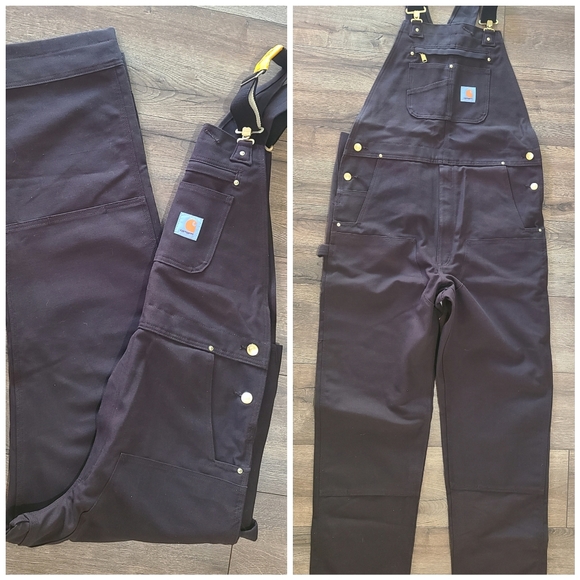 Carhartt Other - CARHARTT- Brown Duck Bib Overalls - Mens- RO1 Chap Style - Unisex 48x34
